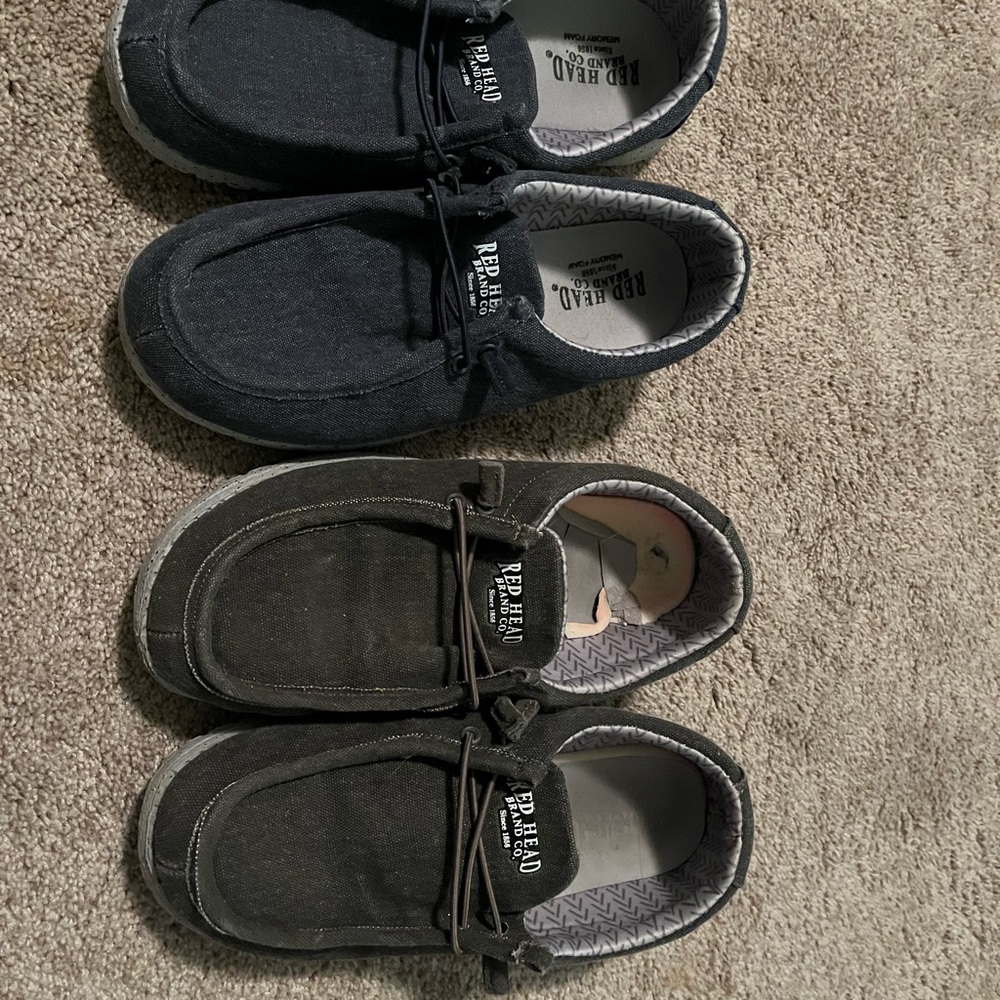 RedHead Men's Loafers & Slip-Ons - Black and Gray